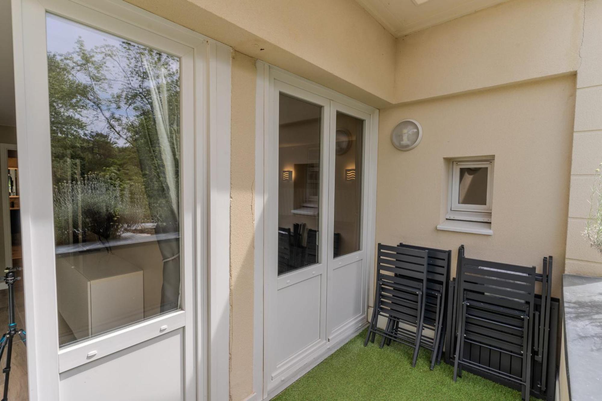 Very Nice Flat For 5 With Swimming Pool Tennis Court And Free Park Le Touquet ภายนอก รูปภาพ